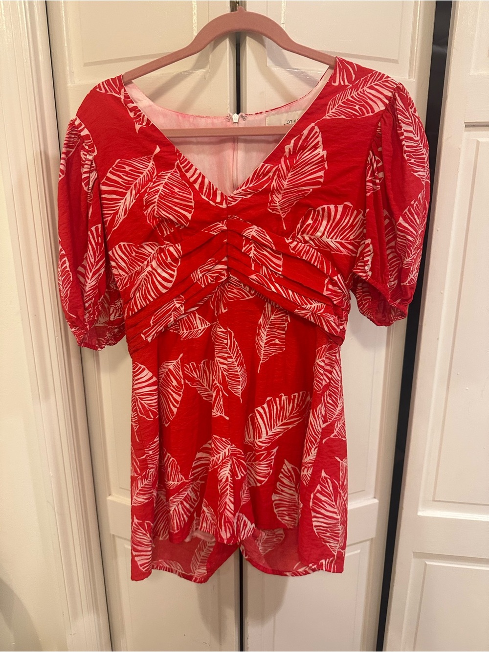 Red Pattered Romper